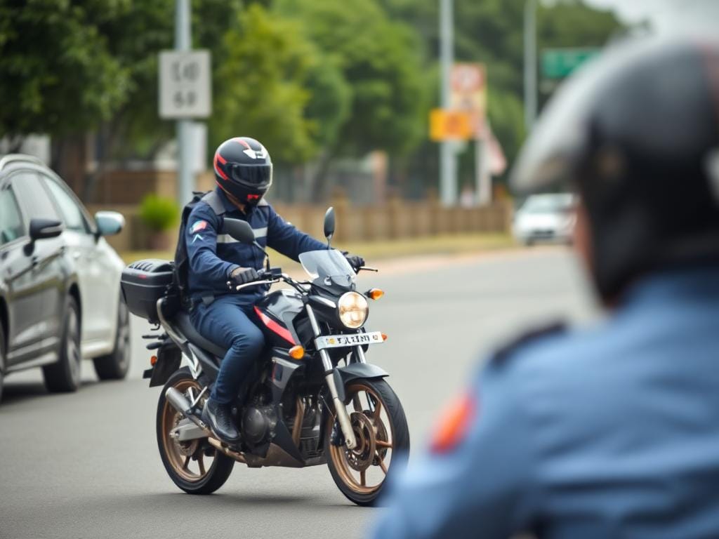 pode andar com capacete no braco 01