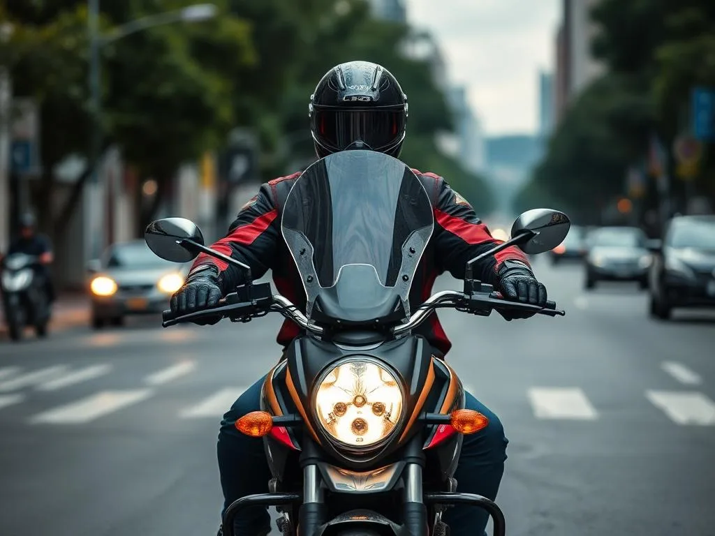 pode usar capacete com viseira escura 02
