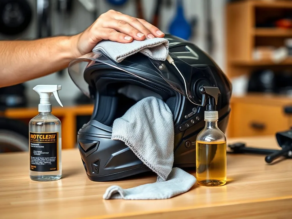 tutoriais sobre manutenção de capacete de moto