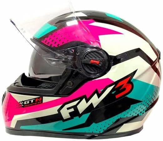 Capacete FW3 GTX Super com óculos interno